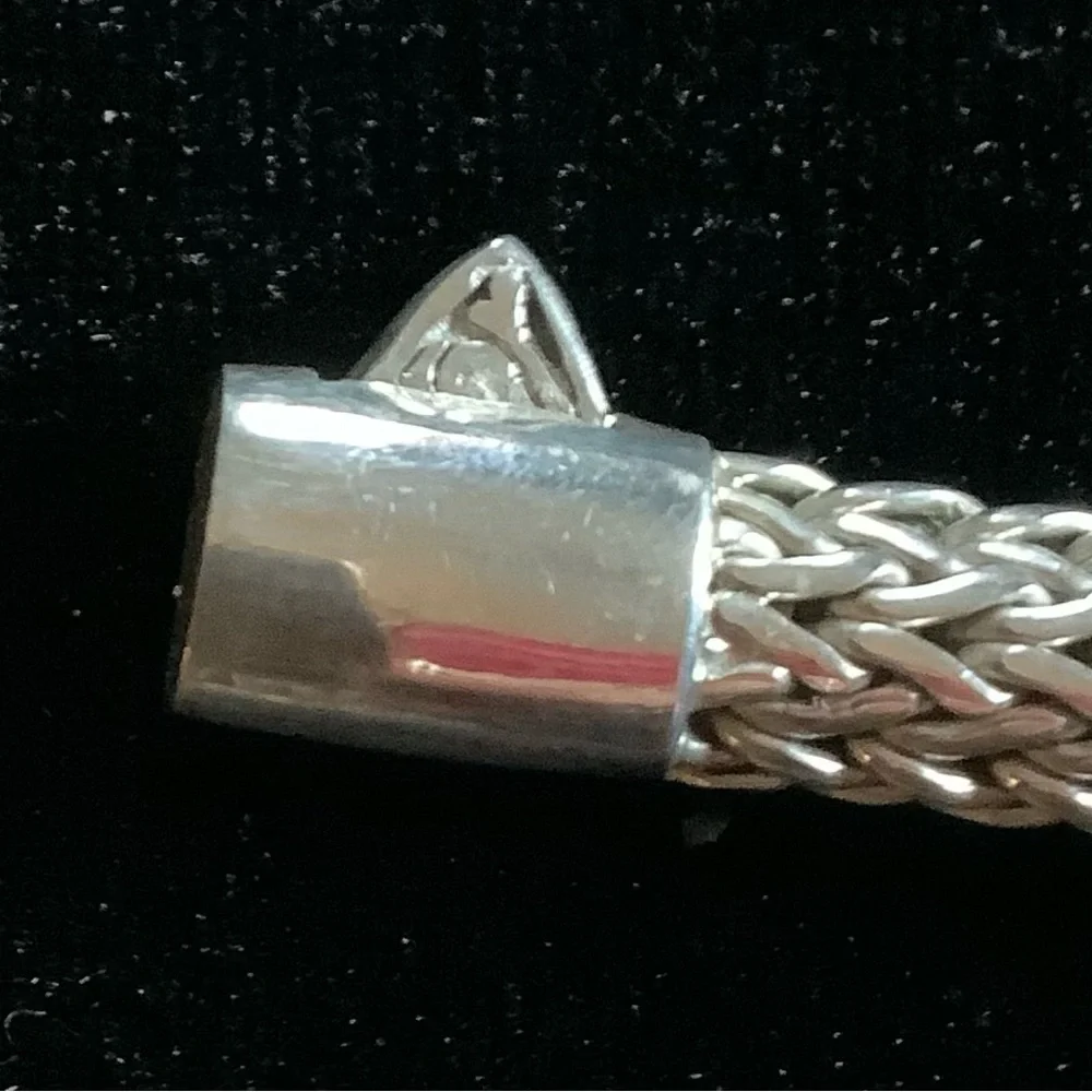 Sterling Silver Braided Bracelet-NWOT - Picture 6 of 9